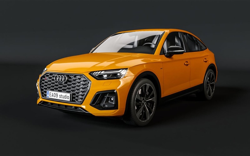 2022 audi q5 sportback 3d model Model