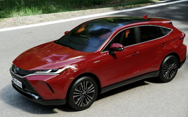 2022 Toyota Harrier 3d model Model