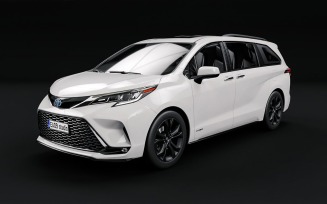 2022 Toyota Sienna XSE 3d model