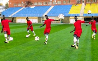 Paul Pogba player position 3d model