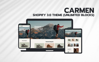 Carmen – Hiking Shopify 2.0 Theme