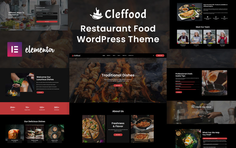 Cleffood - Multipurpose Restaurant & Cafe WordPress Theme