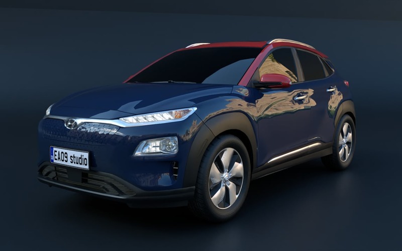 2021 Hyundai Encino EV 3d model Model