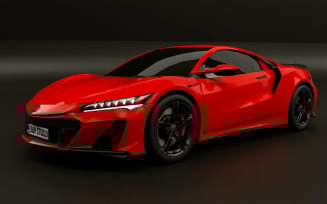 2022 Acura NSX Type S 3d model