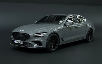 2022 Genesis G70 4WD 3d model