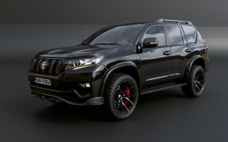 2022 Toyota Prado VXL Tuned 3d model