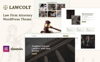 Lawcolt - Attorney Lawyer WordPress Theme