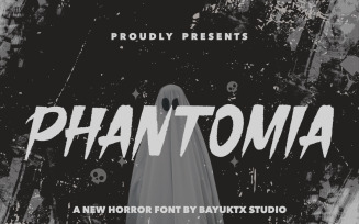 Phantomia a New Horror Font