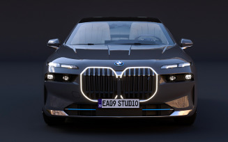 BMW i7 2023 concept 3d model