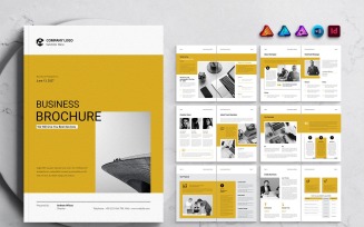 Business Brochure Template for MS Word, InDesign and Affinity Suites