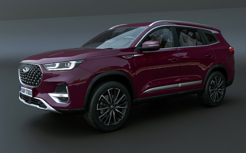 Chery Tiggo 8 Pro 2022 3d model Model