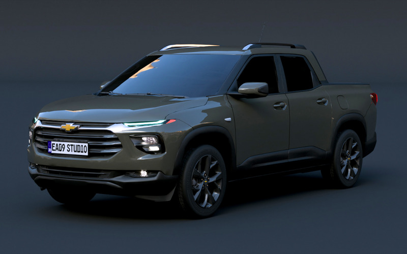 Chevrolet Montana 2024 3d model Model