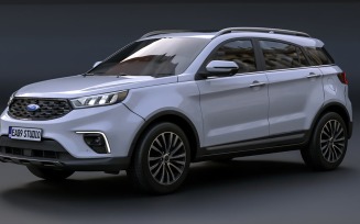 Ford Territory 2022 3d model
