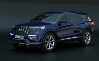 2022 Changan Ford Explorer 3d model