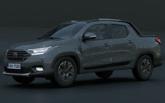 2022 Fiat Strada 3d model