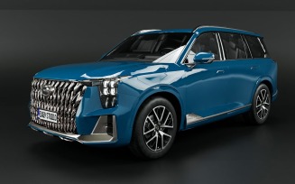 2022 GAC Trumpchi GS8 3d model