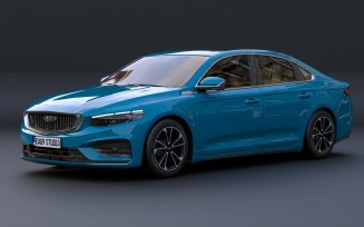 2022 Geely Preface 3d model