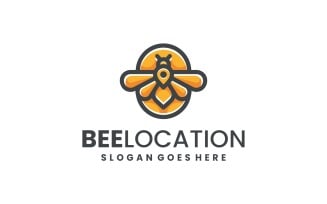Mascot Modern Bee Logo Design