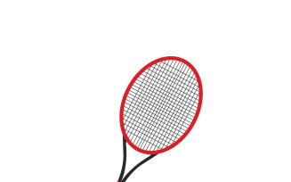 Tennis Racket Icon - Vector Illustration
