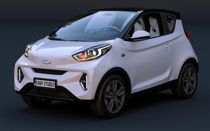 Chery iCar mini ev 2023 3d model Model