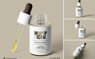 Dropper Bottle Mockup Sets Design