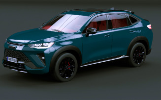 HAVAL H6 GT 2024 3d model