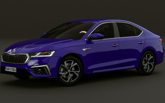 2023 Skoda Octavia Pro 3d model