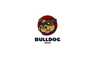 Mascot Character Bulldog Logo Design