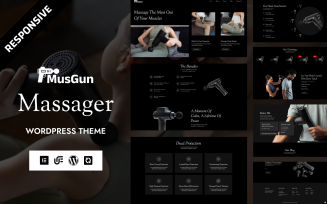 MusGun - Massager Product And Shop WooCommerce WordPress Elementor Theme