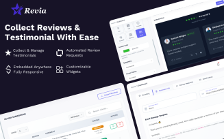 Revia – PHP Review & Testimonial Collection and Display System