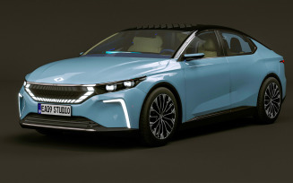 TOGG Concept Sedan 2024 3d model