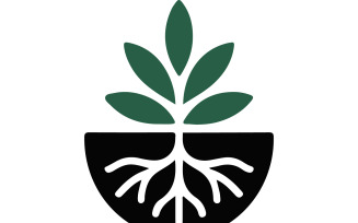 A minimal logo for our brand Roots