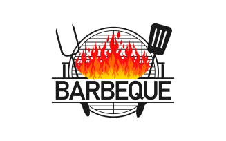 Barbeque Unique Logo Template