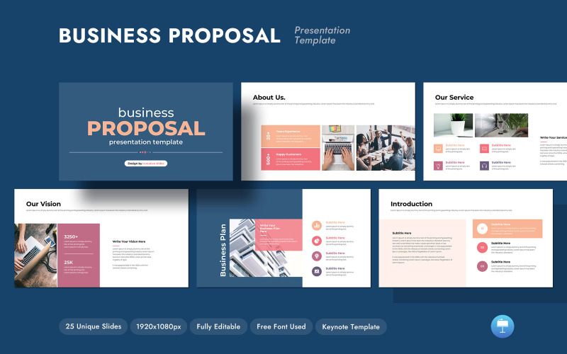 Business Proposal Keynote Template Pptx