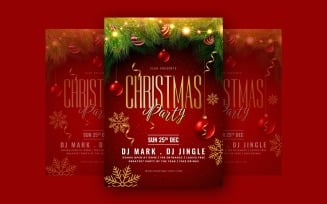 Christmas Party Card Social Media Template