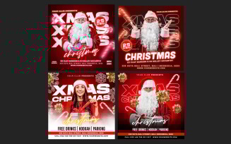 Christmas Social Media Template Set