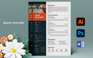 Creative Resume Template with Cover Letter