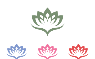 Lotus Flower Logo Template Design