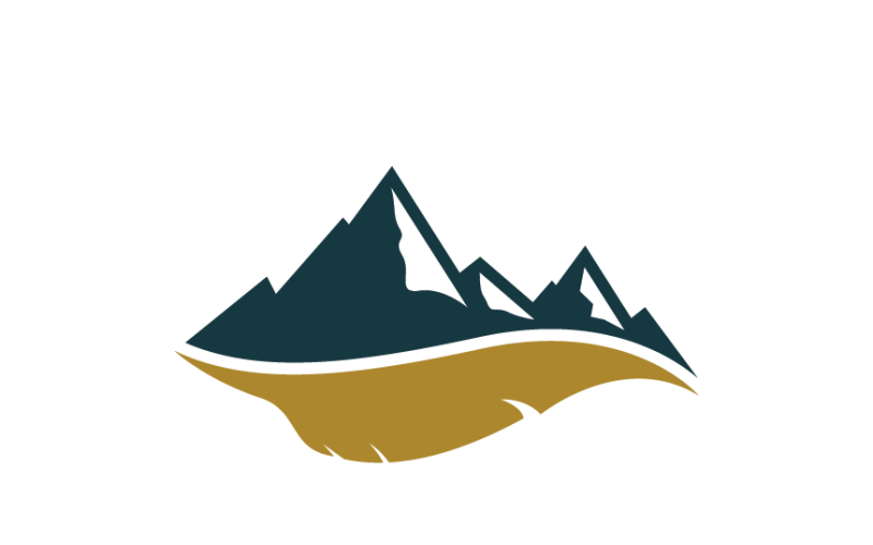 Mountain Peak Logo Template Design