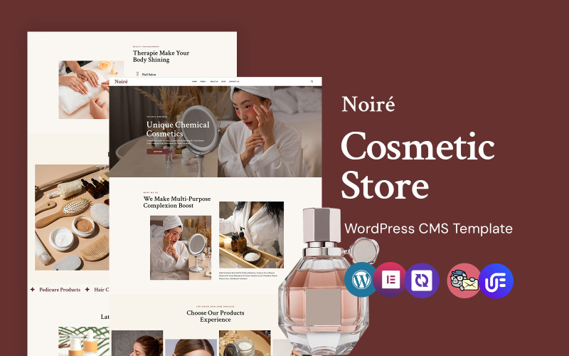 Noiré - Beauty Cosmetics and Makeup SkinCare WordPress Elementor Theme WordPress Theme