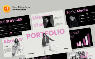 About Me – Portfolio PowerPoint Presentation Template