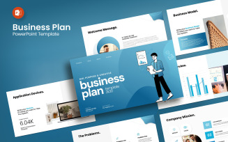 Creative Business Plan Layout Template