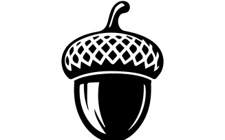 featuring a stylized acorn