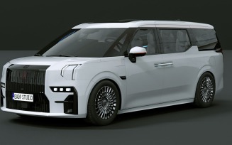 Geely Zeekr 009 2024 3d model