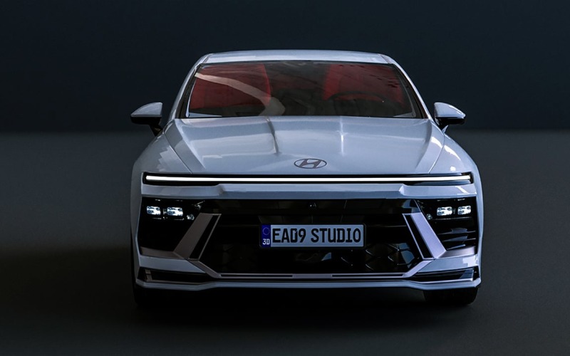 2024 Hyundai Sonata N-Line 3d model Model