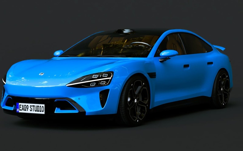 2024 XIAOMI SU7 MAX 3d model Model