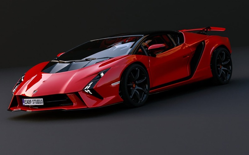 Lamborghini Invencible 2024 3d model Model