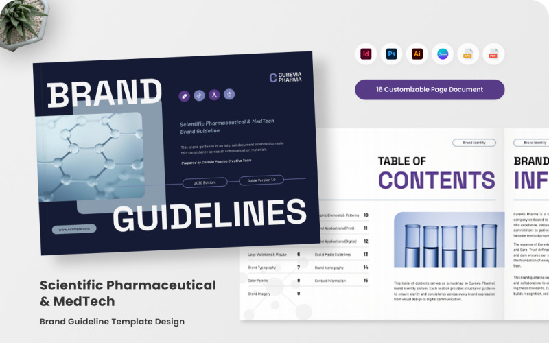 MedTech & Pharma Brand Identity Guide Corporate Identity