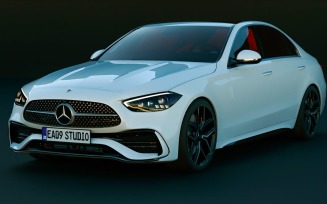 Mercedes-Benz C-Class w206 2024 3d model