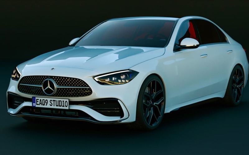 Mercedes-Benz C-Class w206 2024 3d model Model